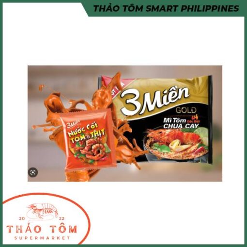 Mì 3 miền tôm chua cay đặc biệt 75gr