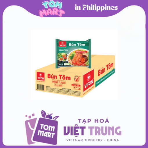 Thùng 30 Gói Bún Tôm VIFON 65g/Gói