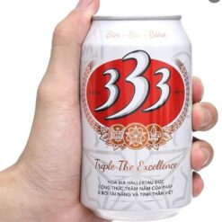 Bia 333 lon x 330ml