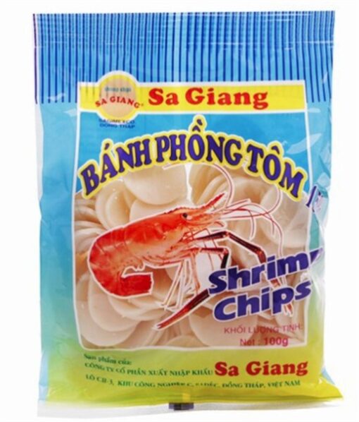 Bánh phồng tôm đặc biệt Phồng tôm nhỏ Sa Giang gói 100g