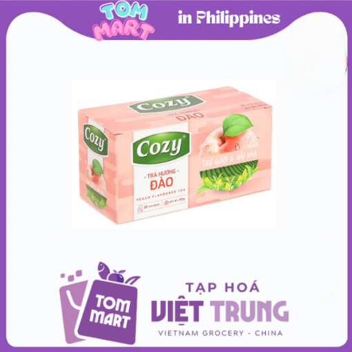 TRÀ ĐÀO COZY ICE TEA 270G (18 GÓI)