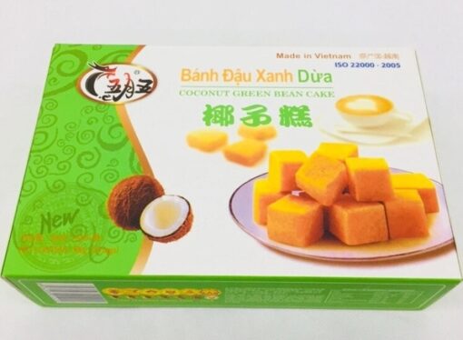 Bánh đậu xanh dừa rồng vàng Minh Ngọc 300g - Đặc sản Hải Dương