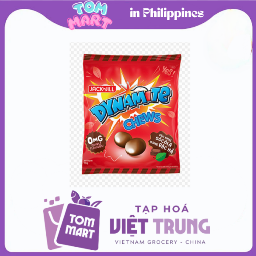 Kẹo nhai socola hương bạc hà Dynamite Chews gói 125g