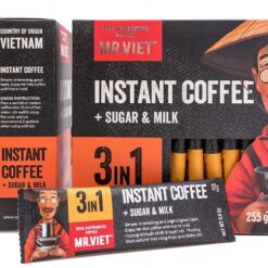 Cà phê Hòa Tan 3 trong 1 MR Viet 255g( hộp 15 gói )