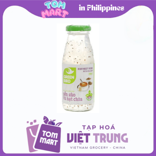 Nước yến sào hạt chia Green Bird 185ml