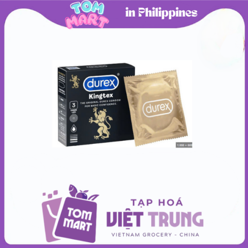 BAO CAO SU DUREX KINGTEX ( hộp 3 chiếc )