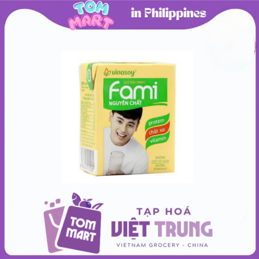 Sữa đậu nành nguyên chất Fami 200ml